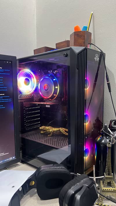Gaming & Office PC | Core i3 6100 | 24GB RAM, 2 GB AMD, RGB CASE