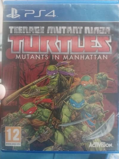 turtles ps4 cd 4 sale