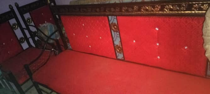 Iron sofa set 5-seater