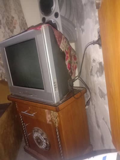 T. v philips company big size rangeen t. v