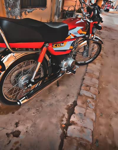 Honda CD 70 2026 model Ha Pura Number laga hwa ha