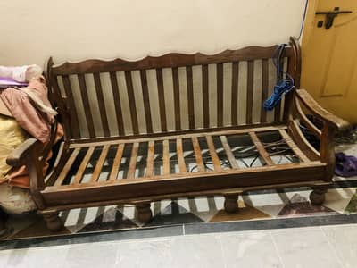 Brown sofa
