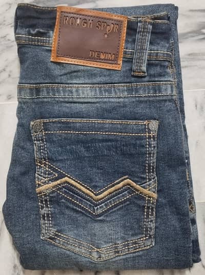 Boot Cut Hip Hop Denim Jeans For Men's | Export Brand ROUGH SPUR