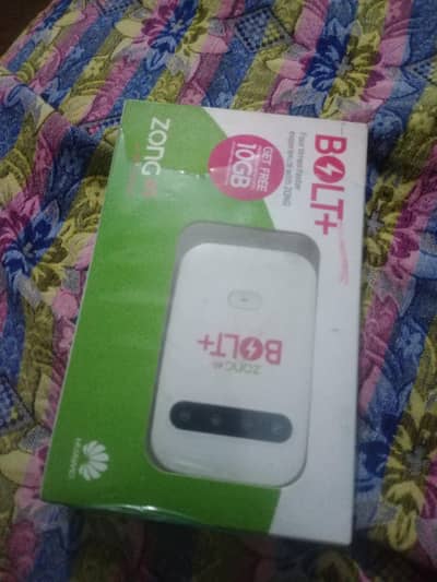 zong bolt  4g unlocked Wi-Fi divice