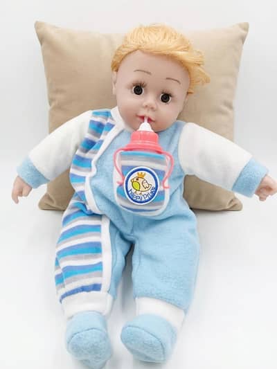 Sound-Effects Baby Doll (Cries with Feeder)