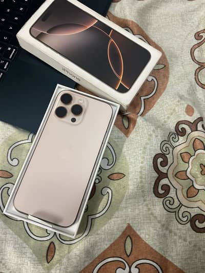 Apple iPhone 16 Pro Max Factory Unlock(99bh)  4 month sim time