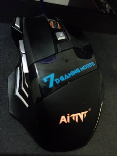 RGB Gaming Mouse | 3 Side Buttons | 4 Levels of DPI Control