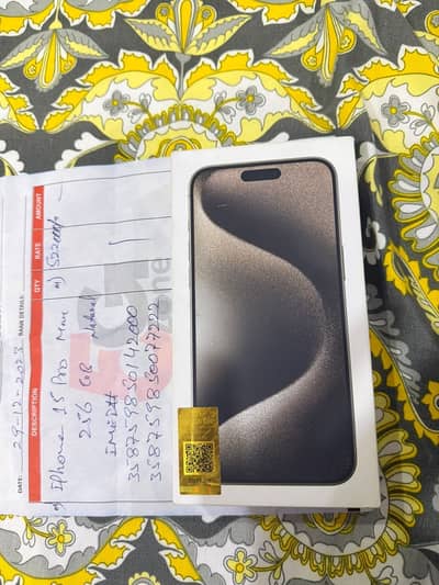 Apple iPhone 15 Pro Max 256