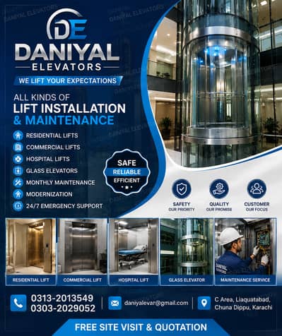 Professional Elevator  Installation & Maintenance - Daniyal Elevators