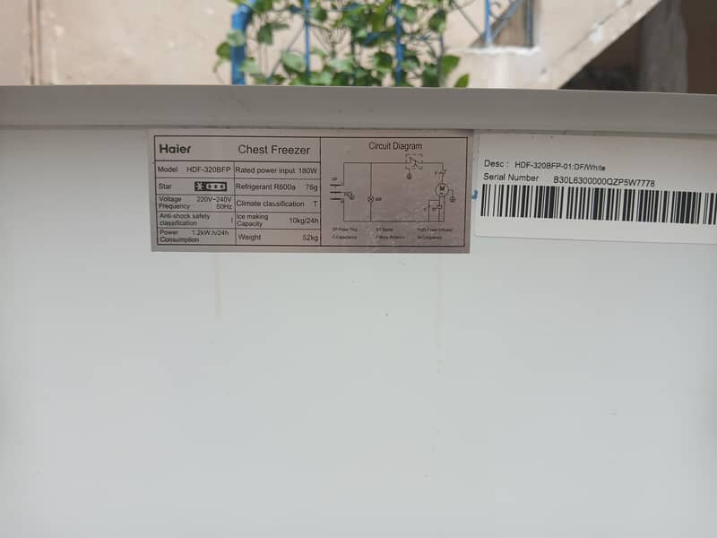 Haier Deep Freezer 0