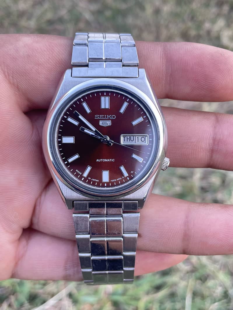 Seiko 5 automatic watch 4