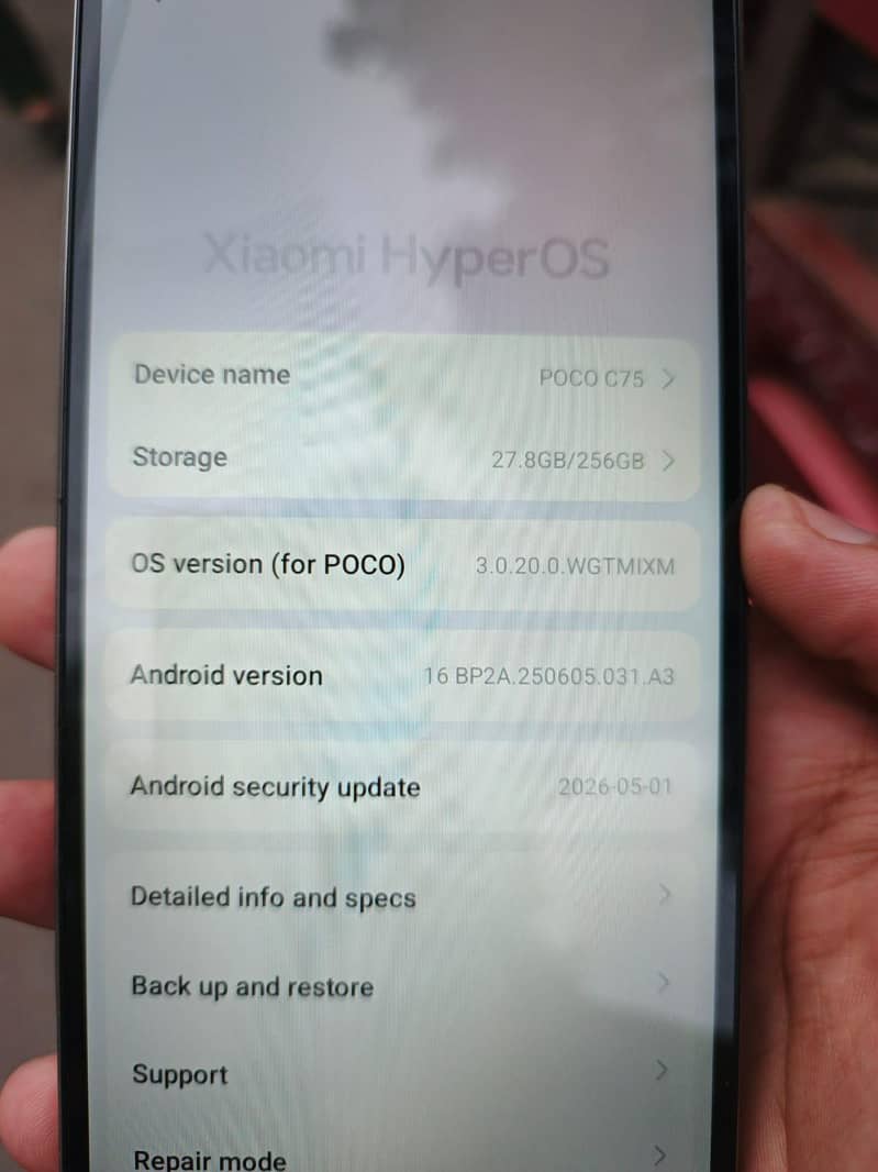 Xiaomi POCO C75 complete box 1