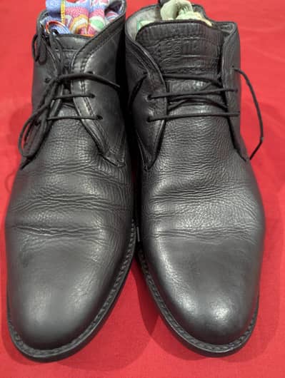 Original Handmade Genuine Leather Dress Boots Size EU 44 (UK 10)