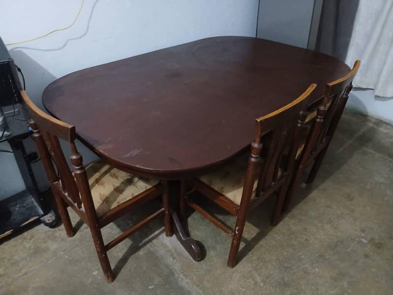 6 chairs and table 3