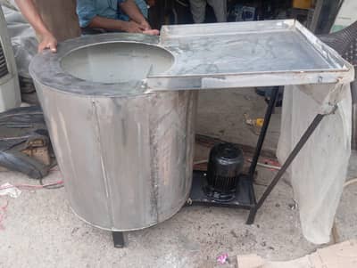 three face commercial washing machine