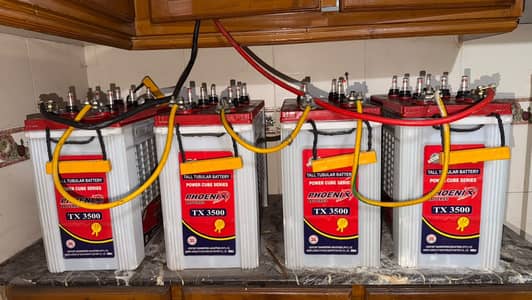 Phoenix TX-3500 280AH - 4 Tubular Batteries for Solar Inverter