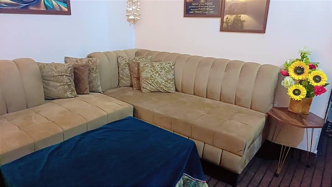 L SHAPED SOFA SET 3