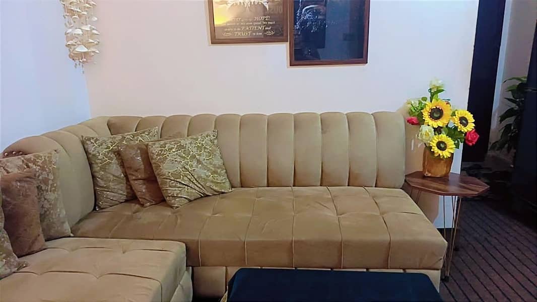 L SHAPED SOFA SET 5