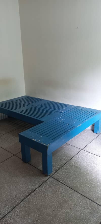 blue Wooden Benches for sale