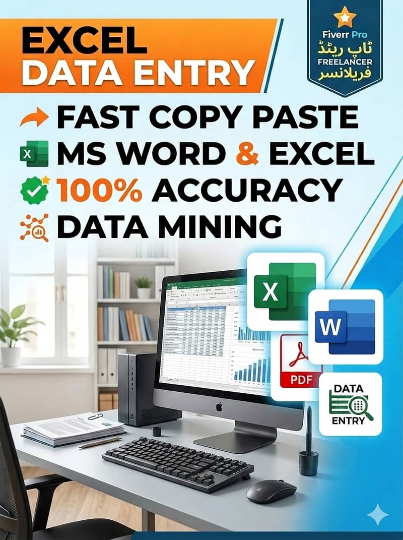 Expert Data Entry Operator Seeking Remote MS Office Work 0