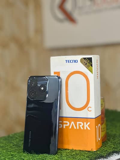 Tecno Spark 10c 4gb Ram 128gb Storage With Box Dual Sim
