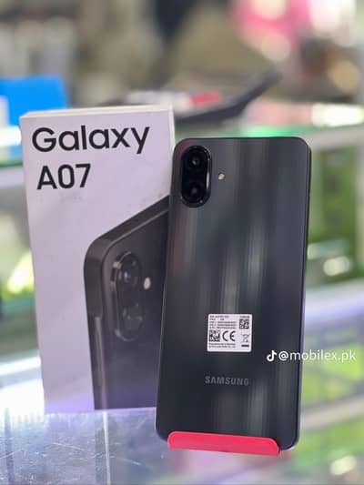 Samsung Mobile A07 6 128 only 5 days open box