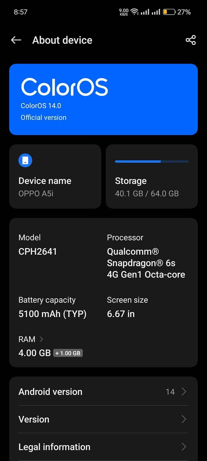 OPPO A5 1