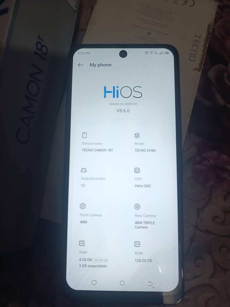 Tecno CAMON 18T 1