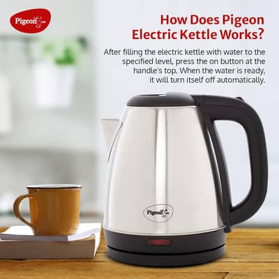 Electric Kettle 2 Liter | Stainless Steel | Fast Heating | New