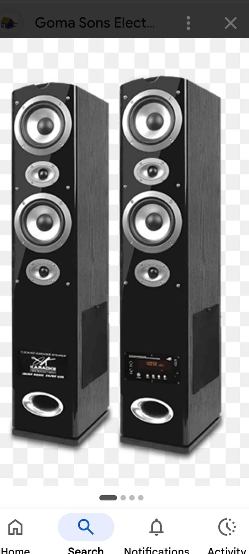 Audionic speaker woofer 7.7 0