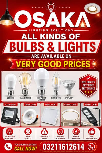 Osaka Bulbs & Lights – Best Prices in Town
