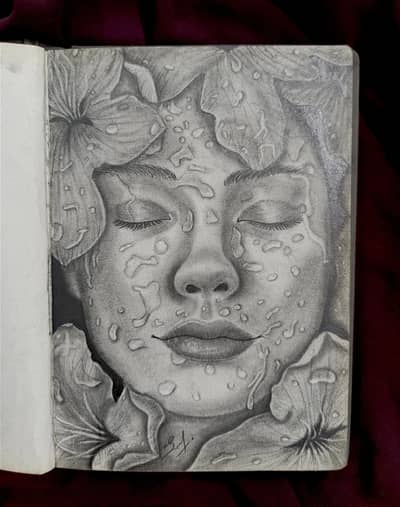 graphite/pencil portrait sketches | info in description