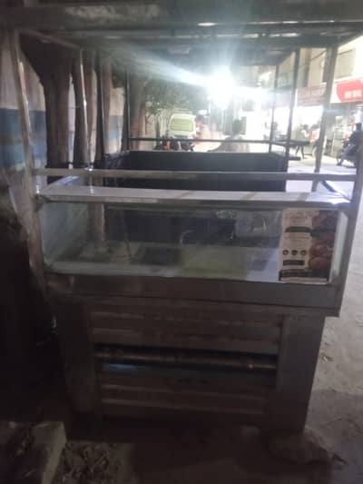 Fries Stall with complete saman