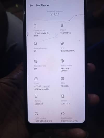 Tecno Spark Go