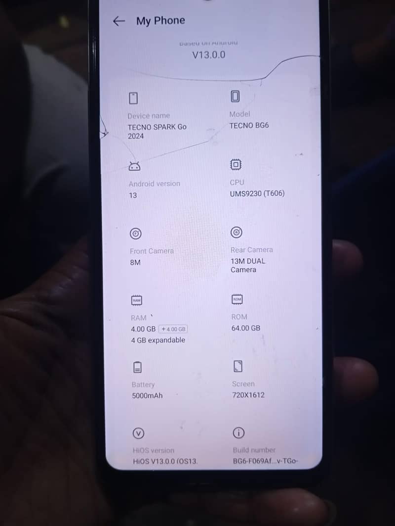Tecno Spark Go 0