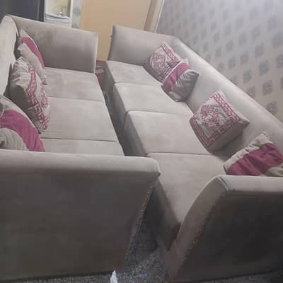 Best sofa, comfortable, good quality, with beautiful cushions.