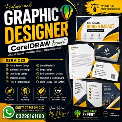 Professional Graphic Designer – CorelDRAW Expert