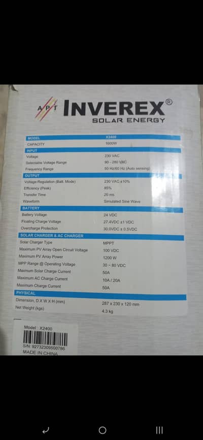 inverex inverter for sale