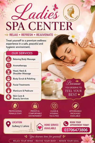 Body relaxing manicure pedicure
