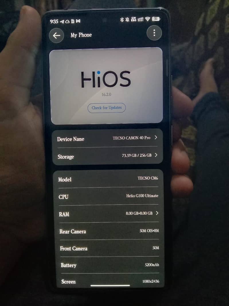 Tecno CAMON 40 Pro 9