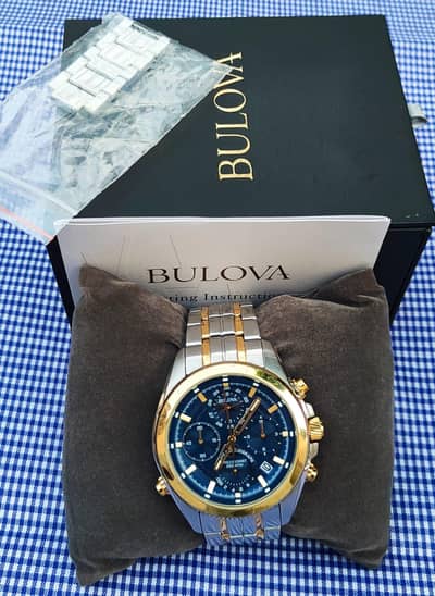 original Bulova precisionist 98B276 man,s