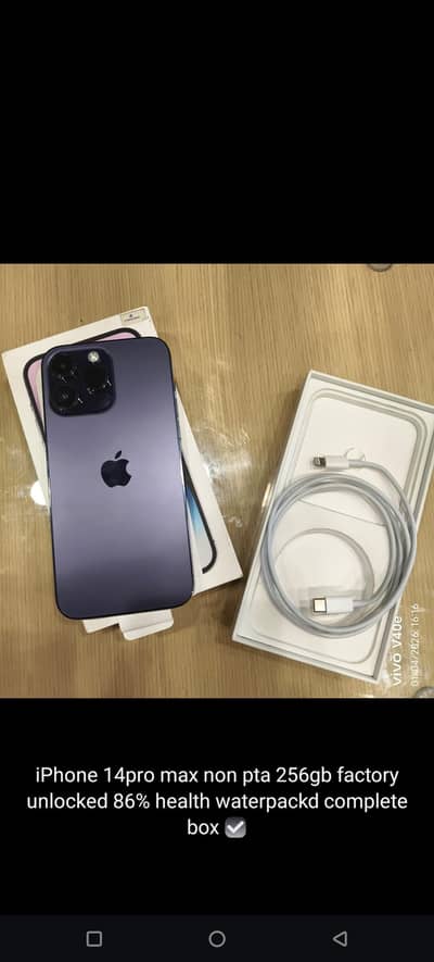 Apple iPhone 14 Pro Max 4 month SIM time non pta