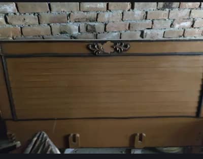 Wooden bed