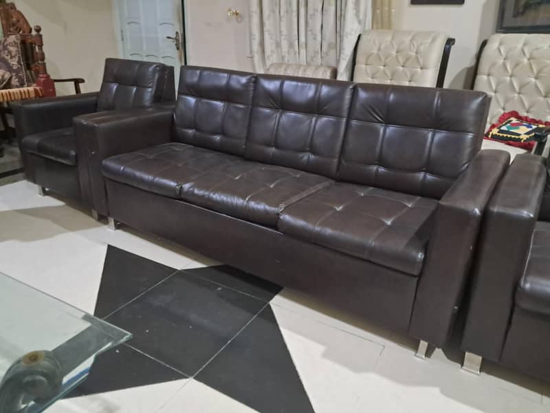 Leather Sofa Set 0