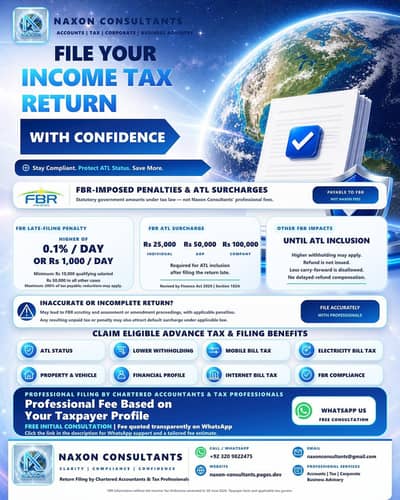 File your Income Tax Return Now with Naxon Consultants