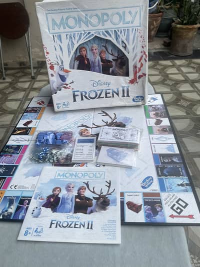 Original Imported Disney Frozen II Monopoly  Hasbro Family Board Game
