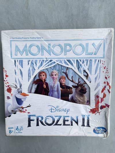 Original Imported Disney Frozen II Monopoly  Hasbro Family Board Game