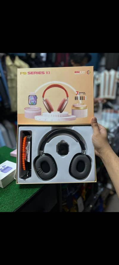 watch and  headphone