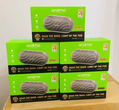 Oraimo SpaceBox Speaker (OBS-382) – Powerful Sound, Stylish Design!