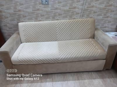 sofa cumbed Lxury Velvet Sofa Cum Bed – 2 Seater – Excellent Condition